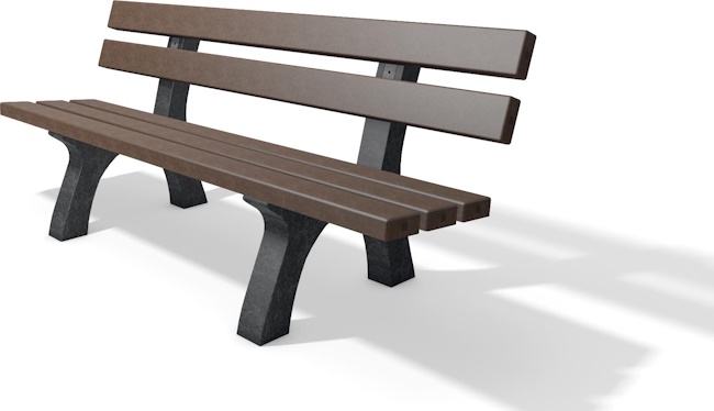 Banc et transat en plastique recyclé