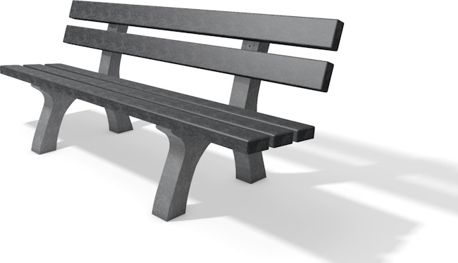 Banc Absinthe Coloris Gris-Noir