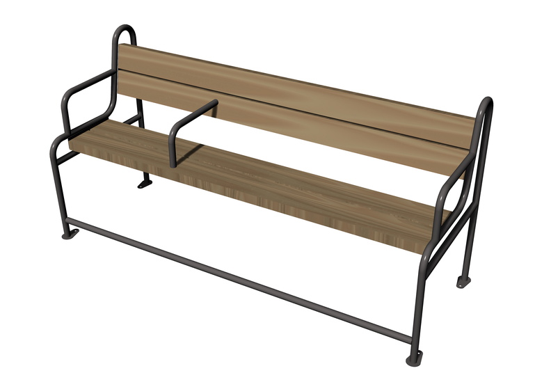 Banc acier/bois Sénior XL PMR Musette