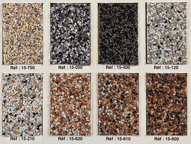 Nuancier Gravillons lavés